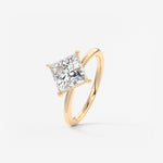 Princess Solitaire Lab Grown Diamond Engagement Ring