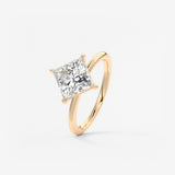 Princess Solitaire Lab Grown Diamond Engagement Ring