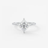 Princess Solitaire Lab Grown Diamond Engagement Ring