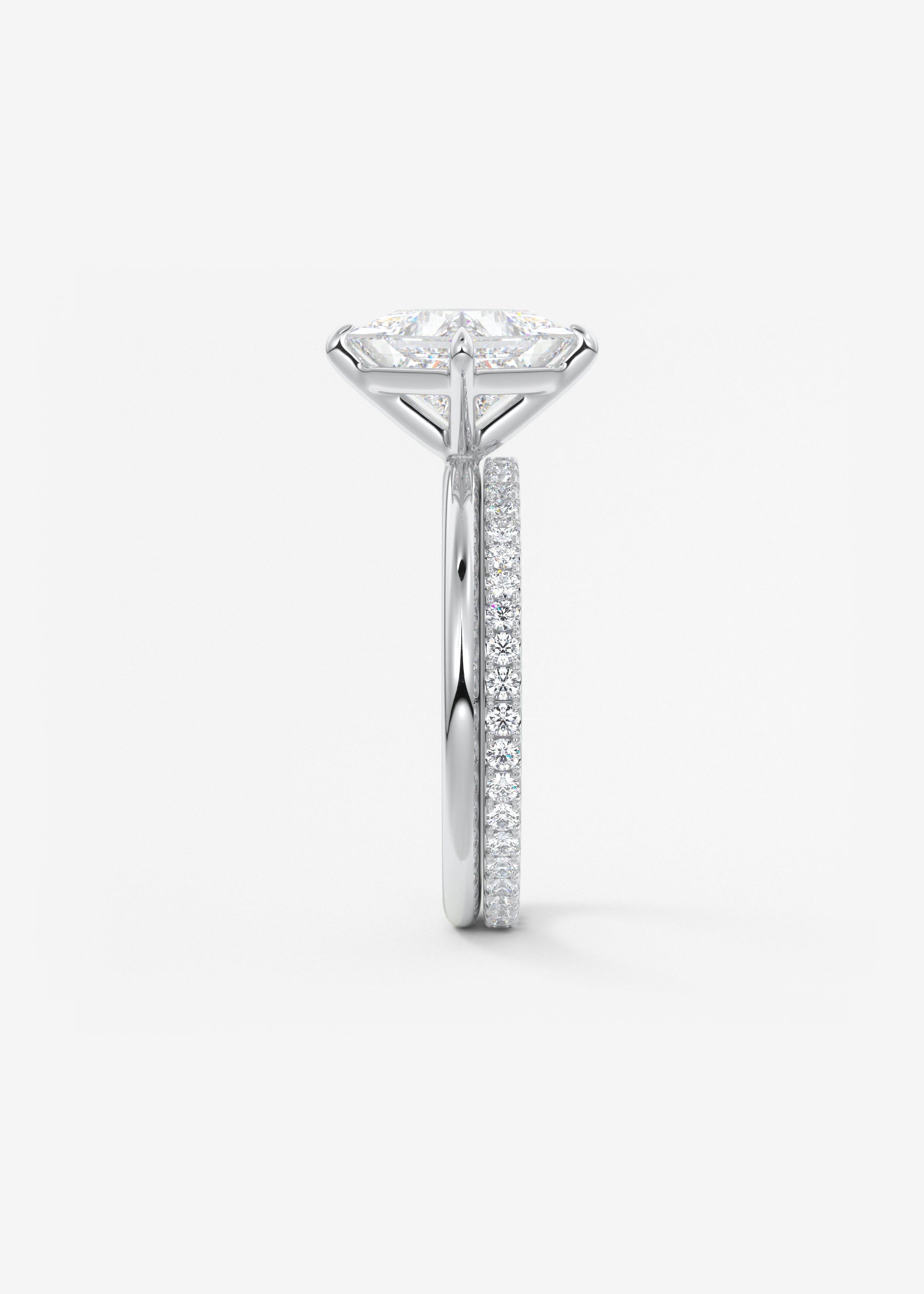 Princess Solitaire Lab Grown Diamond Engagement Ring