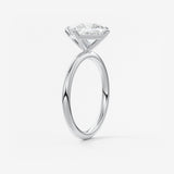 Princess Solitaire Lab Grown Diamond Engagement Ring