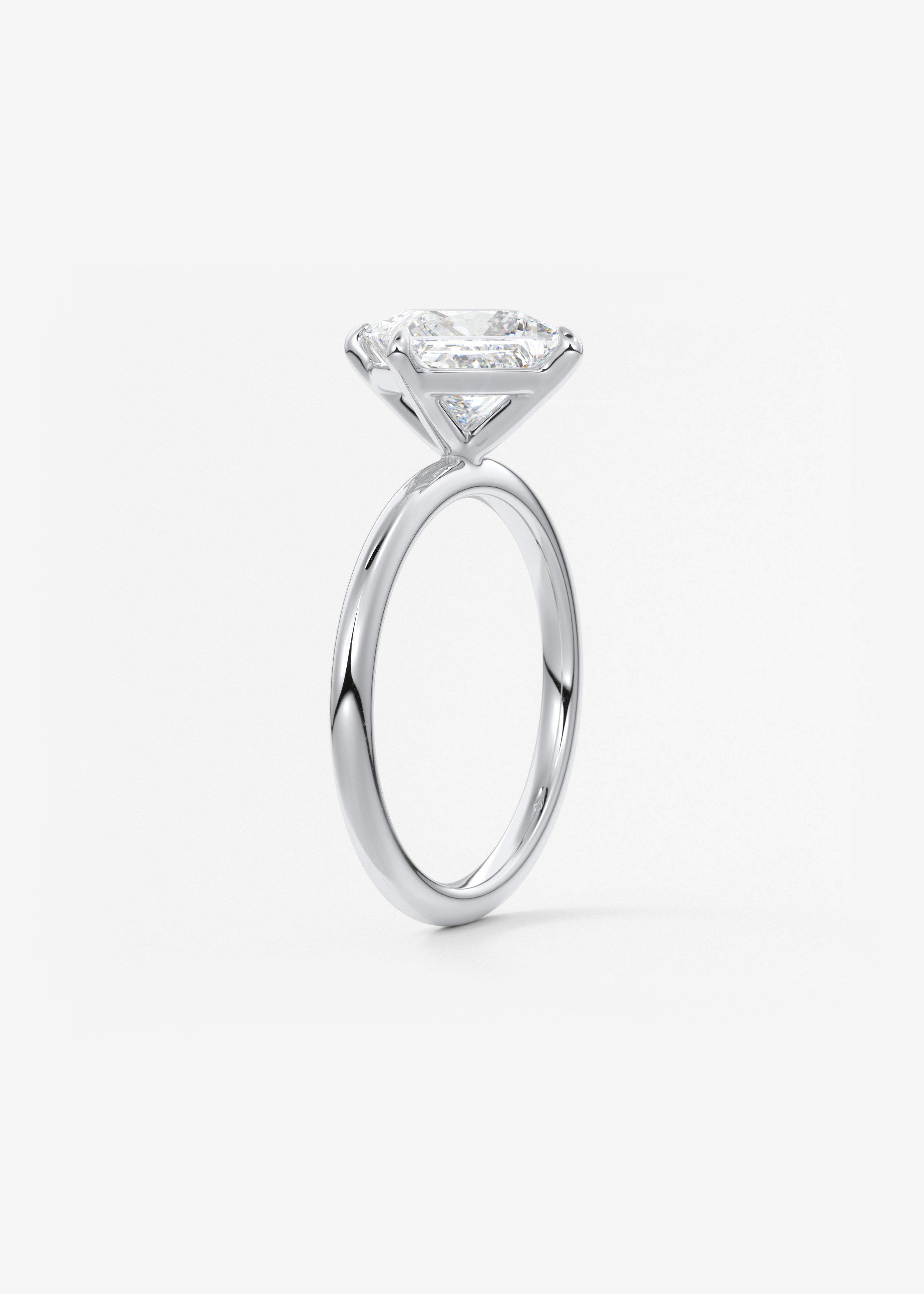 Princess Solitaire Lab Grown Diamond Engagement Ring