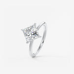 Princess Solitaire Lab Grown Diamond Engagement Ring