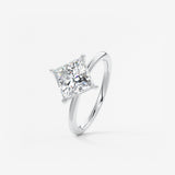 Princess Solitaire Lab Grown Diamond Engagement Ring
