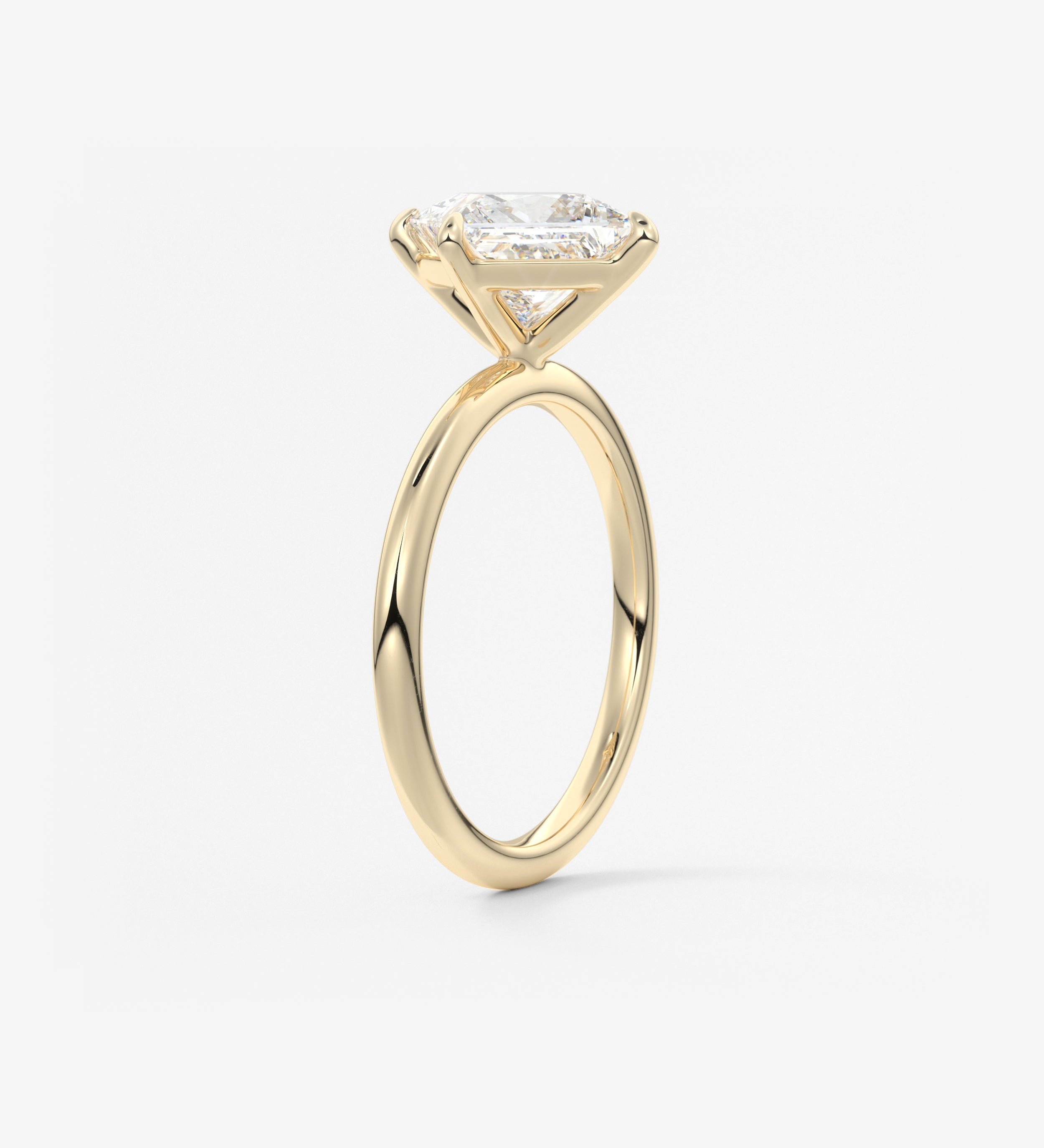 Princess Solitaire Lab Grown Diamond Engagement Ring