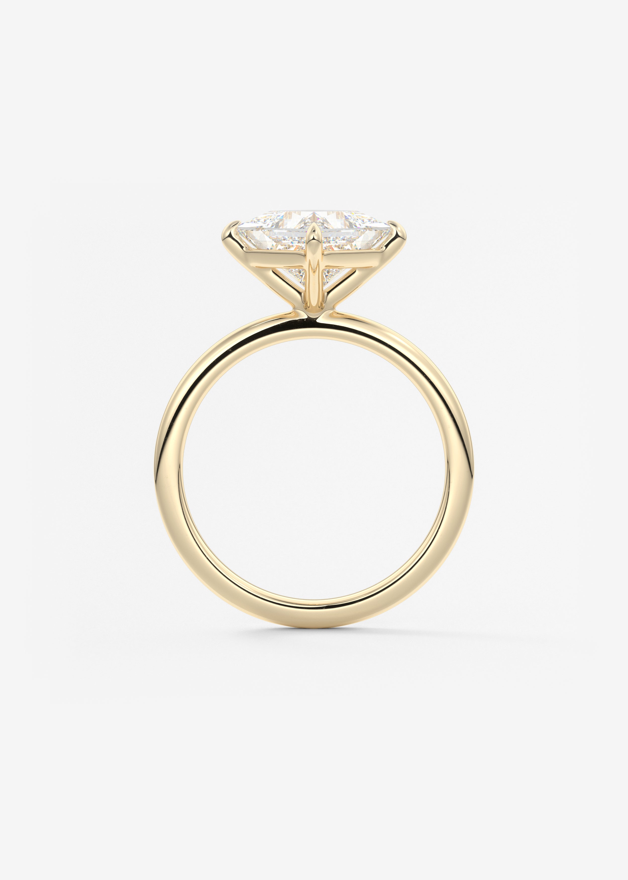 Princess Solitaire Lab Grown Diamond Engagement Ring