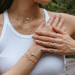 0.50 TCW Round Moissanite Diamond Sun-Moon Pendant Necklace in Solid Gold 2