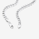 Round Cut Cubic Zirconia in 925 Sterling Silver Necklace 2