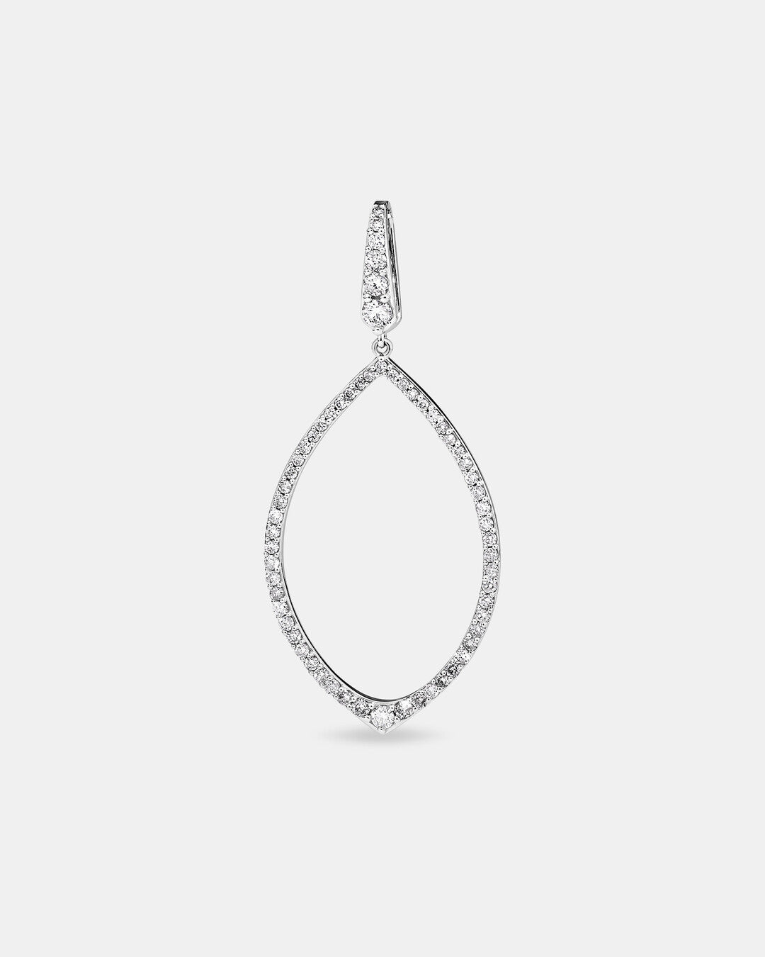 Round Cut Cubic Zirconia in 925 Sterling Silver Necklace 2