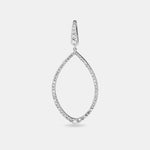 Round Cut Cubic Zirconia in 925 Sterling Silver Necklace 2