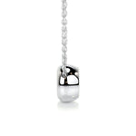 1.0 CT Round Bezel Solitaire CVD F/VS Diamond Necklace 4