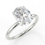 Stunning 2.11 CT Oval Moissanite Engagement Ring with Solitaire Design 5