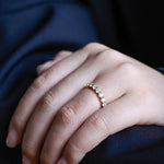 Stunning 0.3 TCW Round Moissanite Stones Half Eternity Wedding Band 6