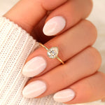 Stunning 0.75 CT Pear Moissanite Engagement Ring With Bezel Design 7