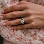 Cushion Cut Solitaire Style Cubic Zirconia in 925 Sterling Silver Ring 2