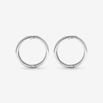 Round Cut Cubic Zirconia in 925 Sterling Silver Earrings 3