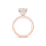 Stunning 3.75 CT Radiant Moissanite Engagement Ring with Pave Design 4
