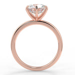 Stunning 2.0 CT Round Moissanite Engagement Ring with Solitaire Design 9