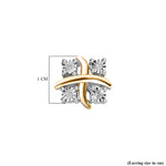 Round Cut Cubic Zirconia in 925 Sterling Silver Earrings 6