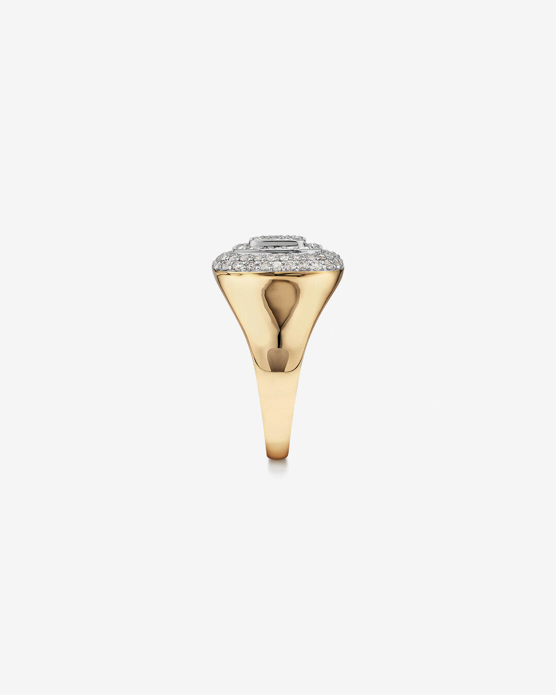 1.0 TCW Round Moissanite Men's Wedding Band in Solid Gold 4