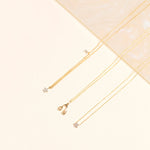 0.50 CT Round Moissanite Diamond Star Pendant Necklace in Solid Gold 5