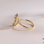 Stunning 1.0 - 2.0 CT Emerald Moissanite Engagement Ring With Halo Design 10