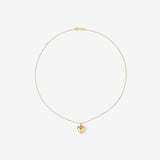 Round Cut Cubic Zirconia in 925 Sterling Silver Necklace 3