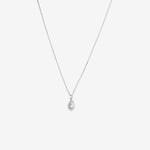 Round Cut Cubic Zirconia in 925 Sterling Silver Necklace 4