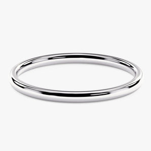 Classic Plain Metal Wedding Bands