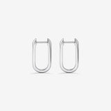 Round Cut Cubic Zirconia in 925 Sterling Silver Earrings 3