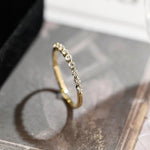 0.3 TCW Round Cut Moissanite Bridal Wedding Band 7