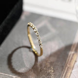 0.3 TCW Round Cut Moissanite Bridal Wedding Band 7