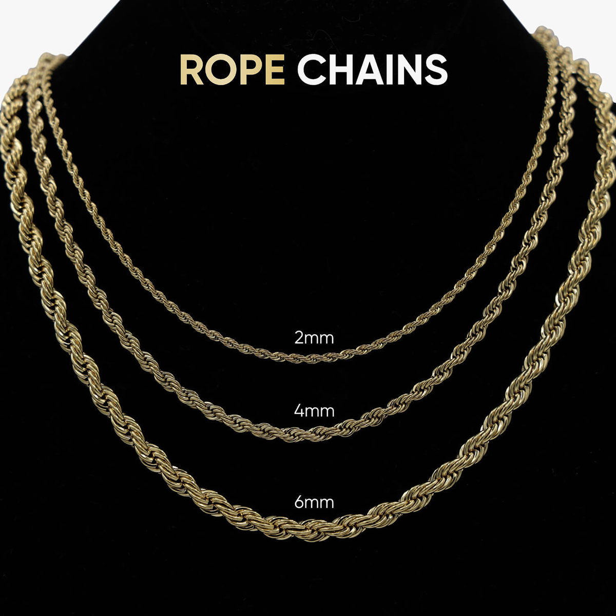Polished Finish Rope Chain Silver Necklace For Him 9