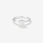 Stunning 1.25 CT Radiant Moissanite Engagement Ring in Solitaire Design 1