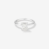 Stunning 1.25 CT Radiant Moissanite Engagement Ring in Solitaire Design 1