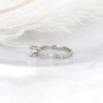 Stunning 1 CT Cushion Moissanite Engagement Ring With Solitaire Design 2