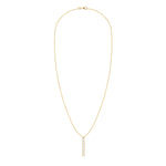 0.14 CT Baguette April Lab Made Diamond- April Birthstone Necklace 4