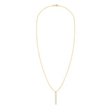 0.14 CT Baguette April Lab Made Diamond- April Birthstone Necklace 4