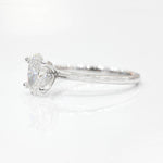 Stunning 2.0 CT Oval Cut Moissanite Engagement Ring with Solitaire Design 7