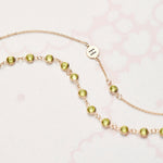 0.25 CT Round Peridot Lab Made Diamond- August Birthstone Necklace 5