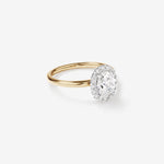 Stunning 1.5 CT Oval Moissanite Engagement Ring with Halo Design 4