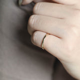 Simple Classic Moissanite Wedding Band 5