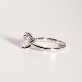 Classic 2.0 CT Oval Moissanite Engagement Ring with Solitaire Design 5