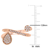 Round Cut Cubic Zirconia in 925 Sterling Silver Wedding Bands 6