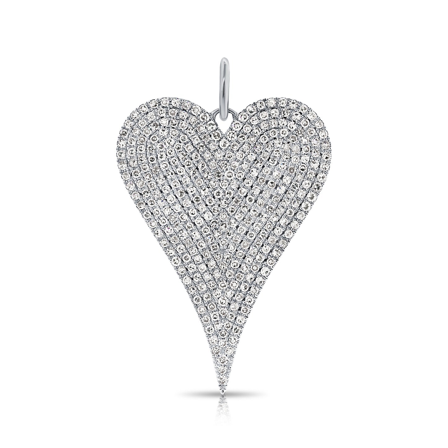 Round Cut Cubic Zirconia in 925 Sterling Silver Necklace 8