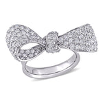 Round Cut Cubic Zirconia in 925 Sterling Silver Wedding Bands 1