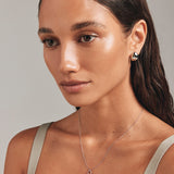 Round Cut Cubic Zirconia in 925 Sterling Silver Necklace 2