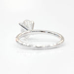Stunning 2.0 CT Oval Cut Moissanite Engagement Ring with Solitaire Design 8