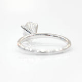Stunning 2.0 CT Oval Cut Moissanite Engagement Ring with Solitaire Design 8