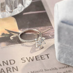 Stunning 3.0 CT Round Moissanite Engagement Ring with Pave Design 4
